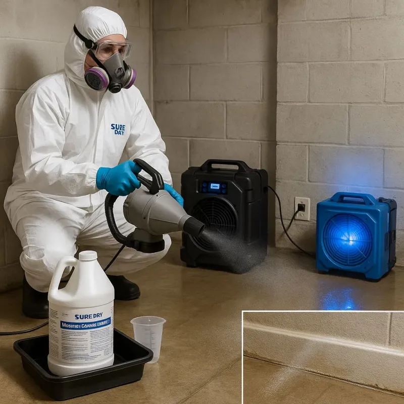 Sanitization and Odor Removal process in Ben Lomond, CA