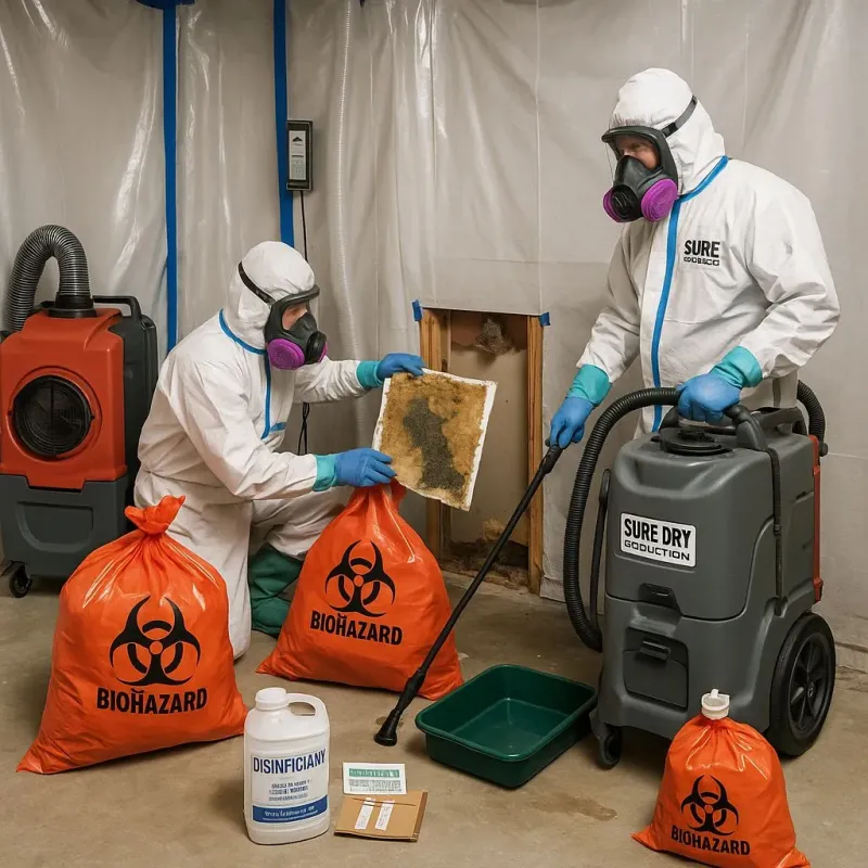 Contaminated Water Handling Protocols process in Ben Lomond, CA